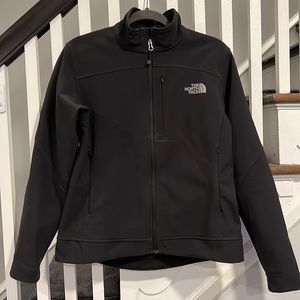 Black The North Face zippered jacket